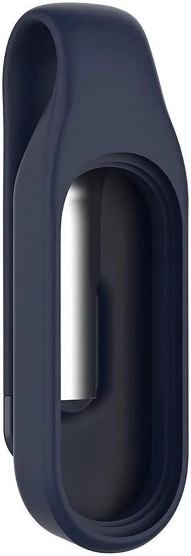 Main image of Soft TPU Clip Case with Steel Sheet Smart Watch Replacement Buckles for X-iaomi Smart Band 6 5 4 3 Accessories(Blue)