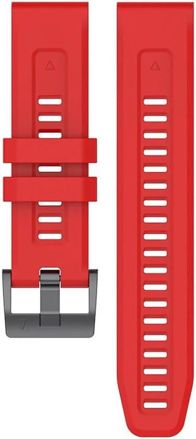 Main image of Silicone Wriststrap for G-armin Fenix 7 Watch Strap Replacement 22mm Sport Watchbands Silicone Bracelet Accessories(Red)