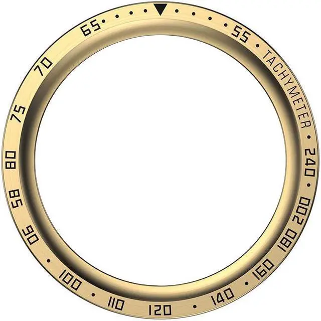 Main image of For S-amsung Galaxy Watch5 Pro 45mm Metal Bezel Insert Anti Scratch Bezel Insert Ring Replacement Parts Styling Bezel Bumper Ring(Gold A)