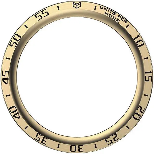 Main image of For S-amsung Galaxy Watch5 Pro 45mm Metal Bezel Insert Anti Scratch Bezel Insert Ring Replacement Parts Styling Bezel Bumper Ring(Gold B)