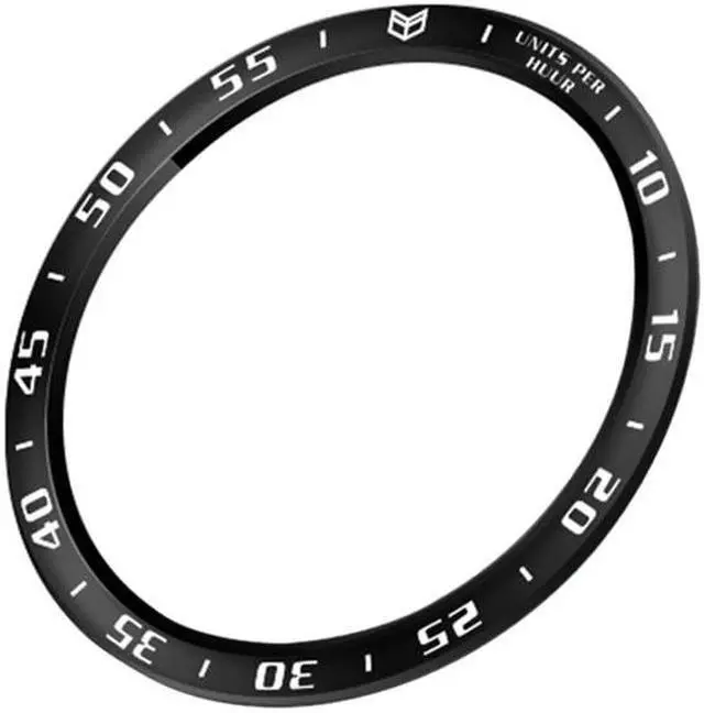 Main image of Bezel Ring Styling Frame Case for S-amsung Galaxy Watch 4 Classic 42mm/46mm Smart Bracelet Ring Anti-scratch Protection Cover(46MM)(A black white)