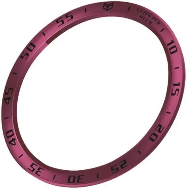 Main image of Bezel Ring Styling Frame Case for S-amsung Galaxy Watch 4 Classic 42mm/46mm Smart Bracelet Ring Anti-scratch Protection Cover(42MM)(A wine red black)