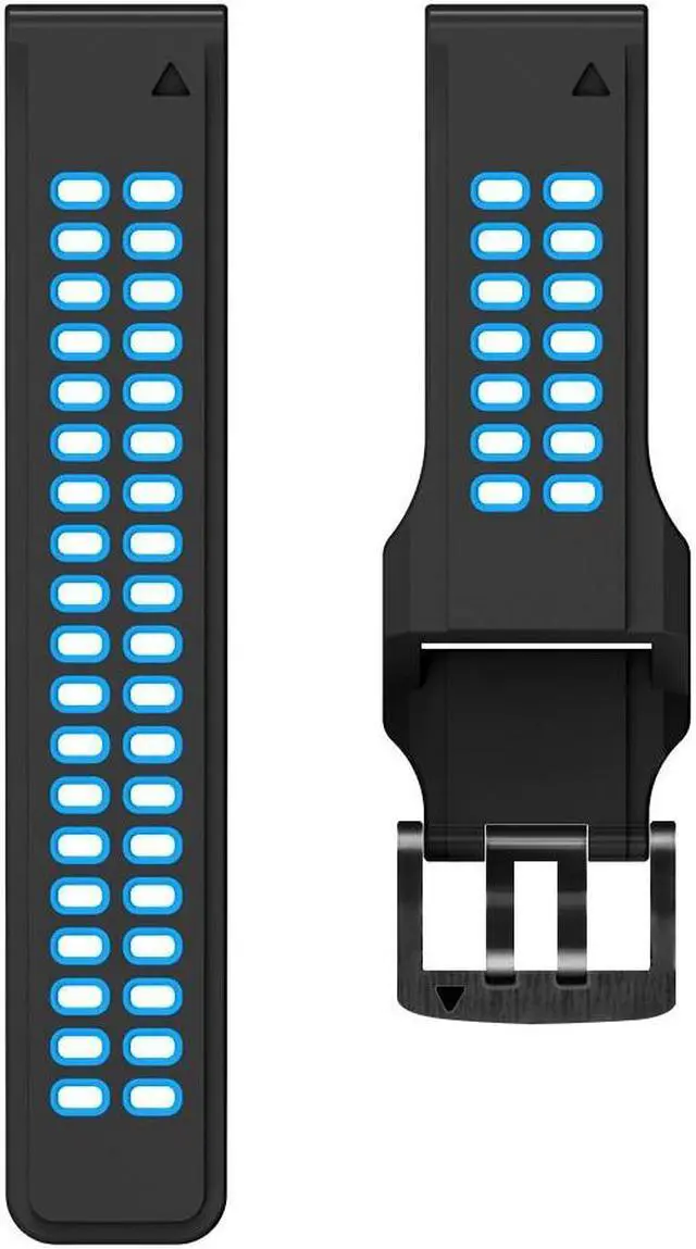 Main image of Silicone Sport Band for G-armin Fenix 7/6 Pro/5 22mm Watchband Bracelet Strap Sports Watch Wristband Waterproof Quick Release(Blue)