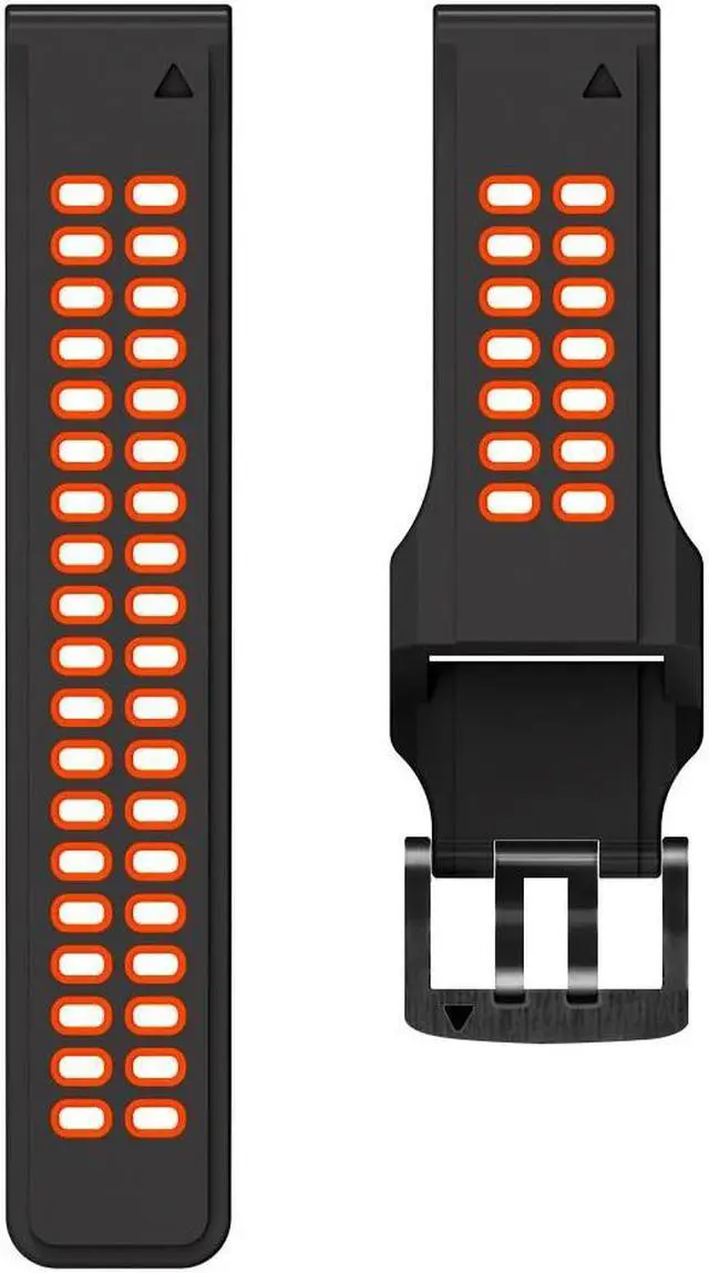 Main image of Silicone Sport Band for G-armin Fenix 7/6 Pro/5 22mm Watchband Bracelet Strap Sports Watch Wristband Waterproof Quick Release(Red)