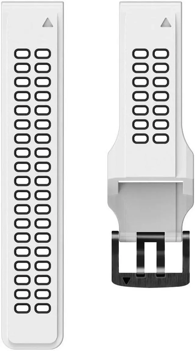 Main image of Silicone Sport Band for G-armin Fenix 7/6 Pro/5 22mm Watchband Bracelet Strap Sports Watch Wristband Waterproof Quick Release(White)