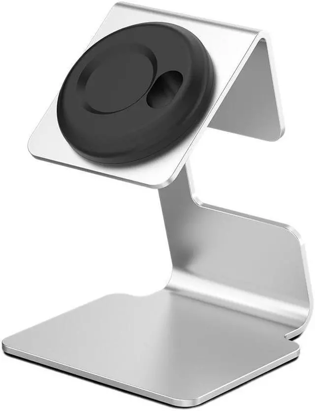 Main image of Charger Stand Holder for G-armin fenix 7S/forerunner 745/Venu SQ Smartwatch Charger Stand Support Silicone Card Coil(Silvery)