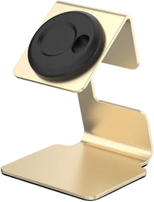 Main image of Charger Stand Holder for G-armin fenix 7S/forerunner 745/Venu SQ Smartwatch Charger Stand Support Silicone Card Coil(Gold)