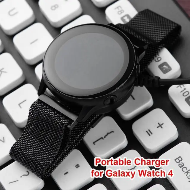 Alt view image 4 of 6 - Universal Charging Cable Dock Cord Accessories for S-amsung Galaxy Watch 4/Classic Smartwatch 1m USB Fast Charging Cable