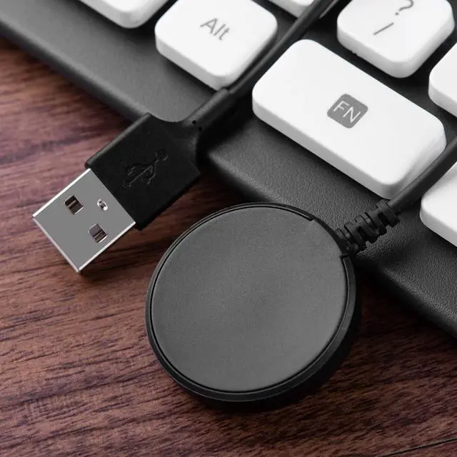 Alt view image 6 of 6 - Universal Charging Cable Dock Cord Accessories for S-amsung Galaxy Watch 4/Classic Smartwatch 1m USB Fast Charging Cable