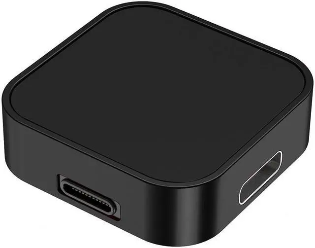 Main image of 2 in 1 Wireless Charger Cradle Replacement 8 Pin Type-C Wireless Charging Holder with Carabiner for A-p-ple Watch Ultra 49mm/8 7 6(Black)