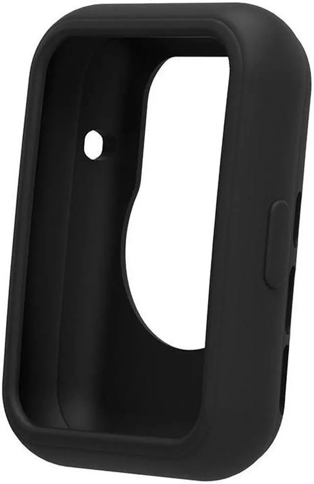 Main image of Silicone Watch Strap For H-uawei Watch Fit 2 46x33.5x10.8mm Soft Smart Watch Case Replacement Shockproof Anti-skid Shell Cover(Black)