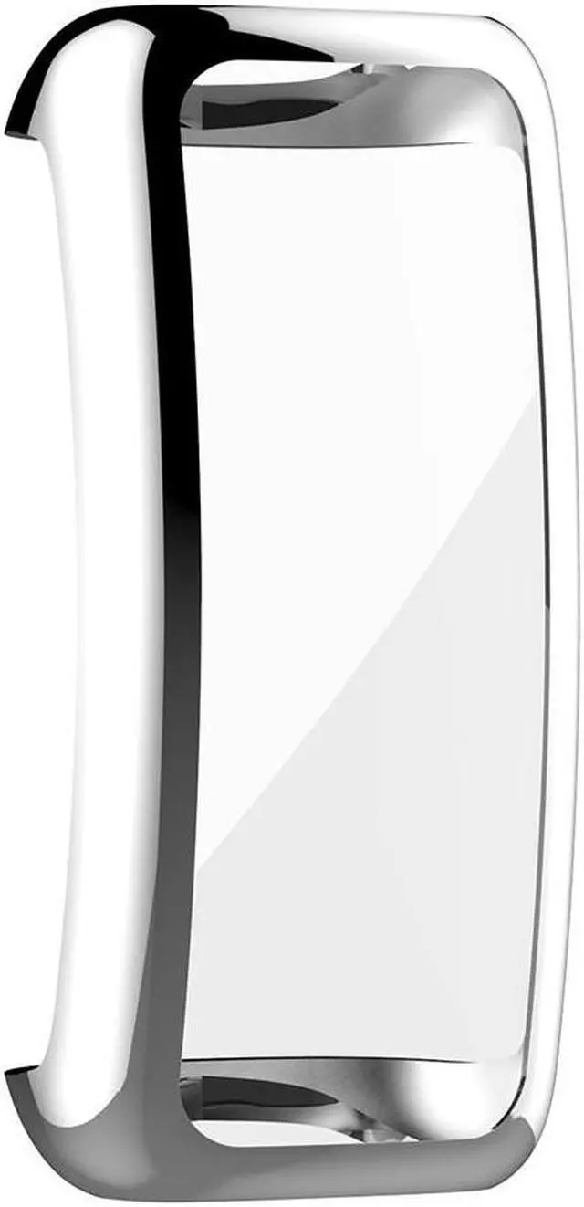 Main image of Portable Watch Protector Scratch-resistant Watch Cover Case Replacement Watch Protective Case All Inclusive for F-itbit Inspire 3(Silver)