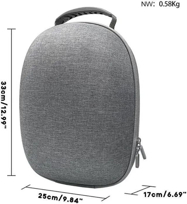 Alt view image 6 of 6 - Lightweight Travel Carrying  All-in-one Storage Bag for PS VR2 Headset Travel and Home Storage Headset Accessories