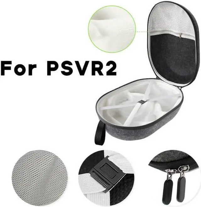 Alt view image 2 of 6 - For PSVR2 Storage Bag Includes Lens  Cover Storage Bag with Hand Strap