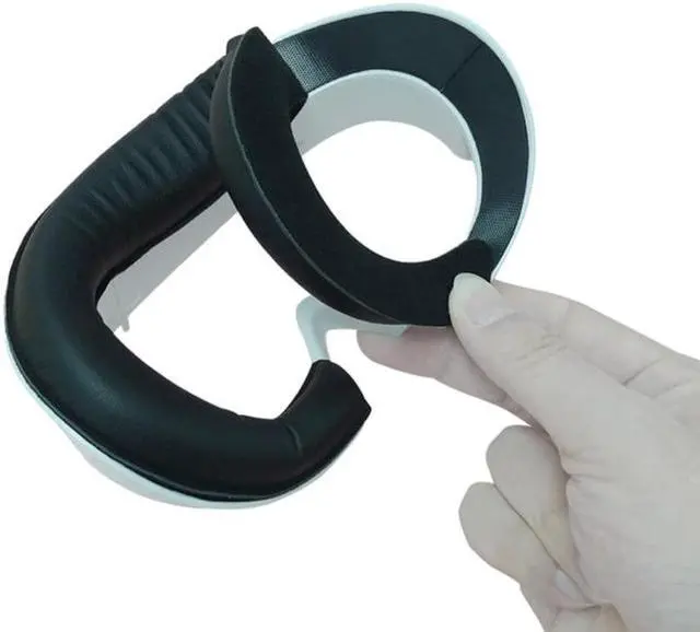 Alt view image 2 of 6 - Resilient VR Face Vent Soft Interface Bracket & Anti-Leakage Light Leather Sponge Face Cover for P-ico 4 VR Headset