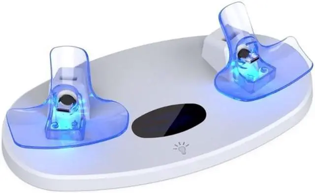 Alt view image 2 of 6 - Upgraded Charging Dock VR Controller  Charger for PS VR2 Controllers Charging Station TypeC Adapter Accessory