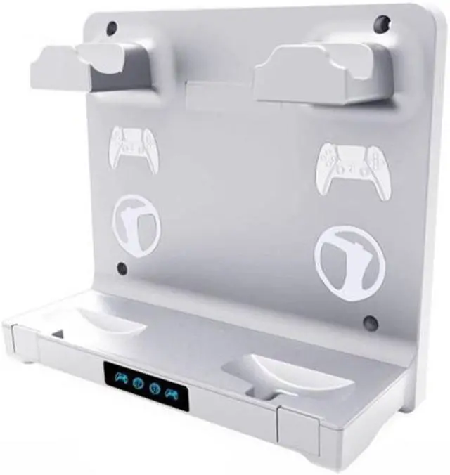 Main image of Enhanced Virtual Reality Controller Charge Dock Stand for PS VR2 Headset Charging Rack Hanging Holder with