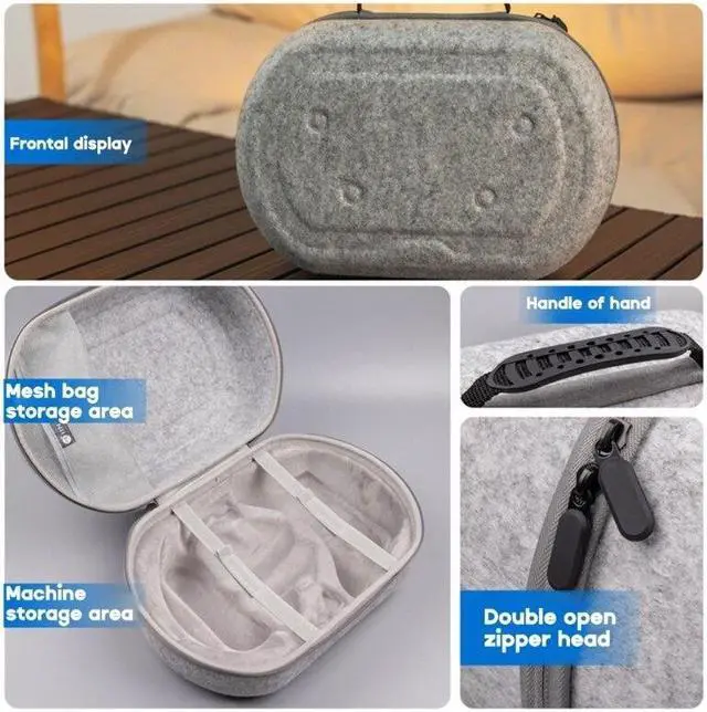 Alt view image 2 of 6 - Small Traveling Carrying Box for PS VR2 Headset Storage Bag Large Capacity