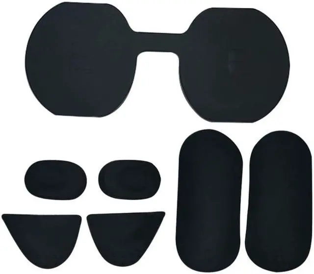 Main image of Lightweight Silicone Pad Button Cap for PS VR 2 Controller Anti-Throw Lens Cover(Black)