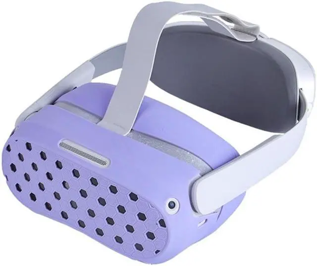 Alt view image 2 of 6 - Lightweight Silicone VR Headset Protective Shells Cover for VR Headset(White)