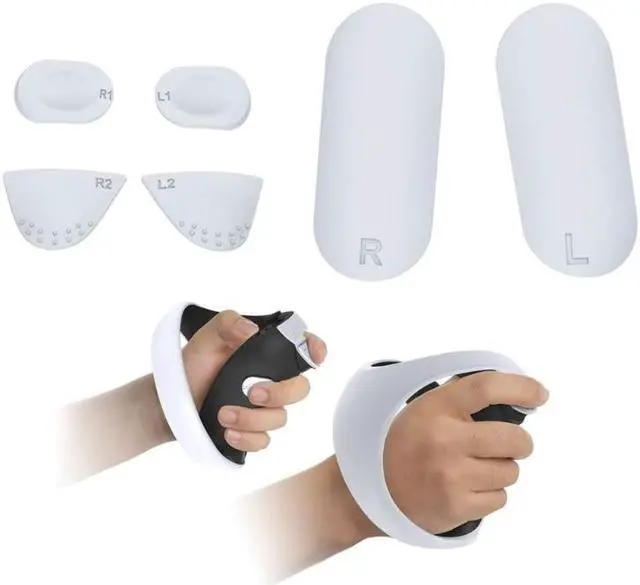 Alt view image 2 of 6 - Gamepad with the TP52512 Anti-Skid Silicone Sticker Gaming Assessories Get a Firm Grip on Your PS5VR2 for Gaming Lover