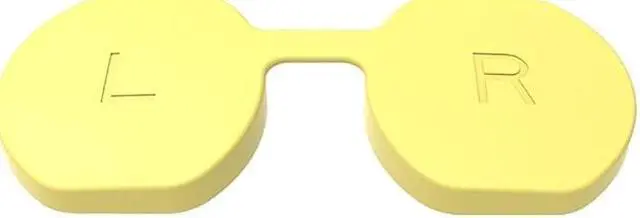 Main image of Soft Lens Cover VR Lens Soft VR es Silicone Caps Anti Scratch Caps for PS VR2 Headset Scratchproof Flexible Cover(yellow)