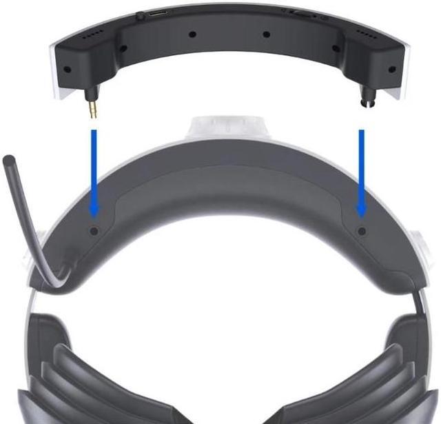 Alt view image 5 of 6 - Headset Stereo External Amplifier Loudspeaker for PS VR2 Headset Mini Speaker Low Power Consumption Mini Speaker