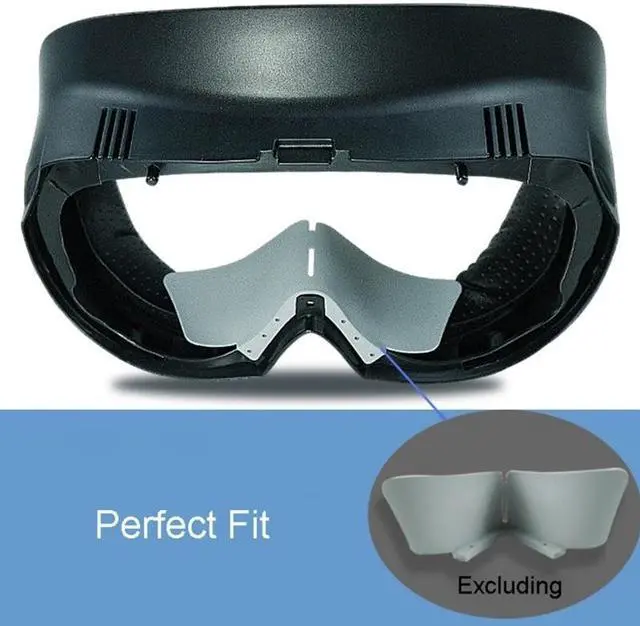 Alt view image 4 of 6 - Upgraded VR Face Interface Bracket Sponge Pad for 4 VR Headset Comfortable Sponge Face Pad Rocker Caps Lens Cover