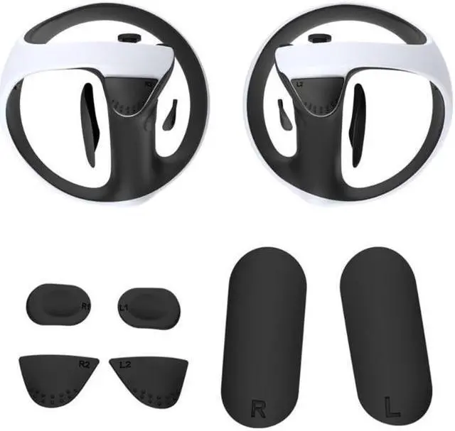 Alt view image 3 of 6 - Game Handle Anti-slip Silicone Pad for PS VR 2 Handle Button Protective Pad Controller Soft and Protective Sleeves