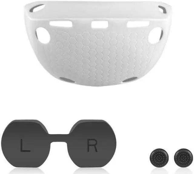 Main image of Headset Shells Lens Caps Rocker Caps for PS VR2 Headset Skin Silicone Pad Durable Silicone Sleeves Holder Rocker Caps(White)