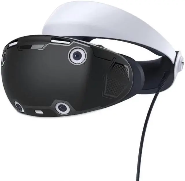 Alt view image 5 of 6 - Anti-Throw Protective Sleeve Sweatproof Cover with Strap for PS VR 2 Headset