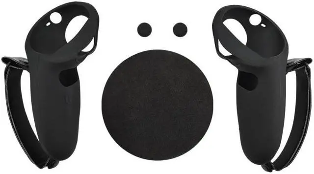 Main image of Anti-Throw Controller Shells Grips Virtual Reality Protective Rocker Caps Excellent Protectors EVA Pads(Black)