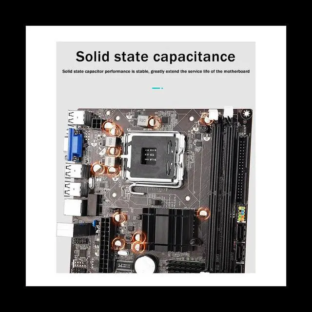 Alt view image 5 of 6 - G41 Computer Motherboard Support LAGA775/771 CPU Support Dual-Channel DDR2 Memory Desktop Computer Motherboard