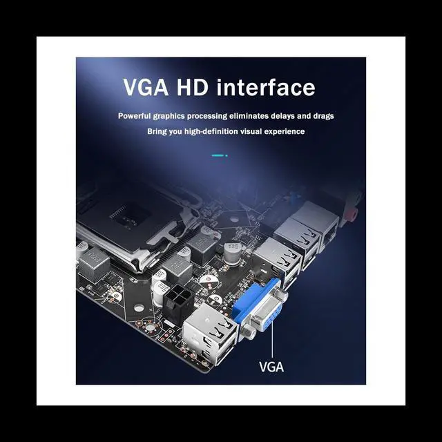 Alt view image 6 of 6 - G41 Computer Motherboard Support LAGA775/771 CPU Support Dual-Channel DDR2 Memory Desktop Computer Motherboard