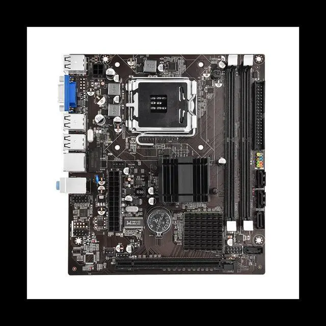 Alt view image 2 of 6 - G41 Computer Motherboard Support LAGA775/771 CPU Support Dual-Channel DDR2 Memory Desktop Computer Motherboard