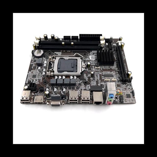 Alt view image 5 of 6 - H55 Motherboard LGA1156 Supports I3 530 I5 760 Series CPU DDR3 Memory Desktop Computer Motherboard+I3 530 CPU+SATA Cable