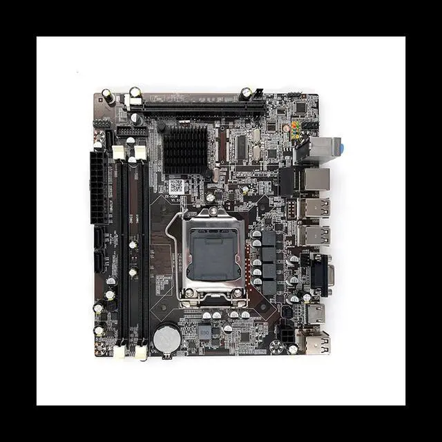 Alt view image 3 of 6 - H55 Motherboard LGA1156 Supports I3 530 I5 760 Series CPU DDR3 Memory Motherboard+I3 530 CPU+Switch Cable+Thermal Pad