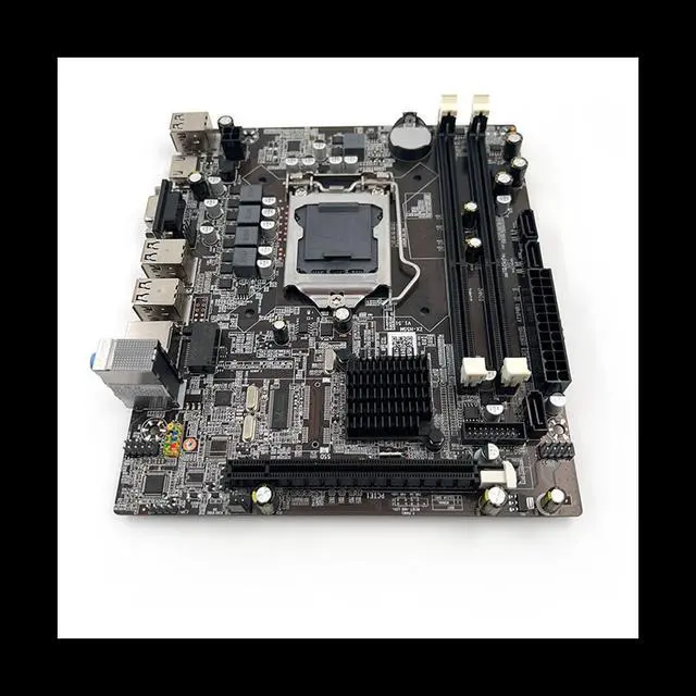 Alt view image 6 of 6 - H55 Motherboard LGA1156 Supports I3 530 I5 760 Series CPU DDR3 Memory Motherboard+I3 530 CPU+Switch Cable+Thermal Pad