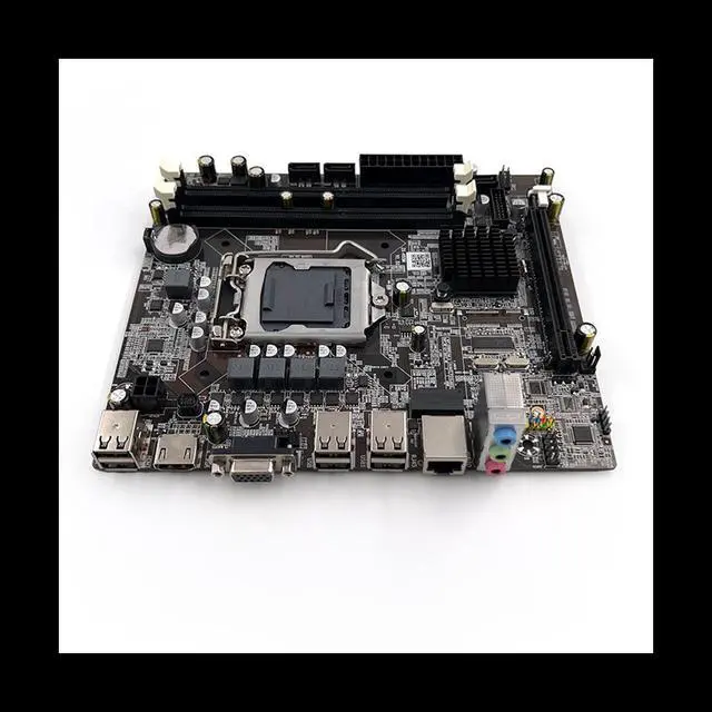 Alt view image 5 of 6 - H55 Motherboard LGA1156 Supports I3 530 I5 760 Series CPU DDR3 Memory Computer Motherboard+I3 530 CPU+Switch Cable