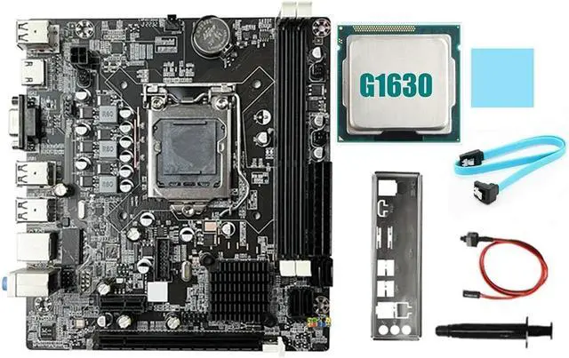 Main image of B75 Desktop Motherboard+G1630 CPU+SATA Cable+Switch Cable+Baffle LGA1155 DDR3 for I3 I5 I7 Series Pentium Celeron CPU