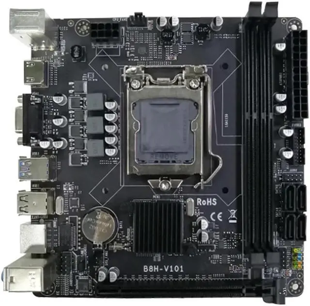 Main image of B85 Desktop Computer Motherboard LGA1150 DDR3X2 16GB 240PIN ECC RAM Slot VGA+HD PCIE X16 Supporting I7/I5/I3/E3 CPU