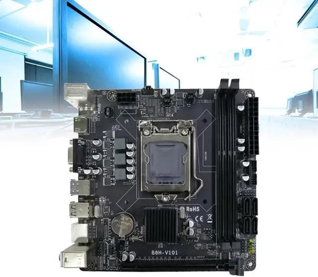 Alt view image 5 of 6 - B85 Desktop Computer Motherboard LGA1150 DDR3X2 16GB 240PIN ECC RAM Slot VGA+HD PCIE X16 Supporting I7/I5/I3/E3 CPU