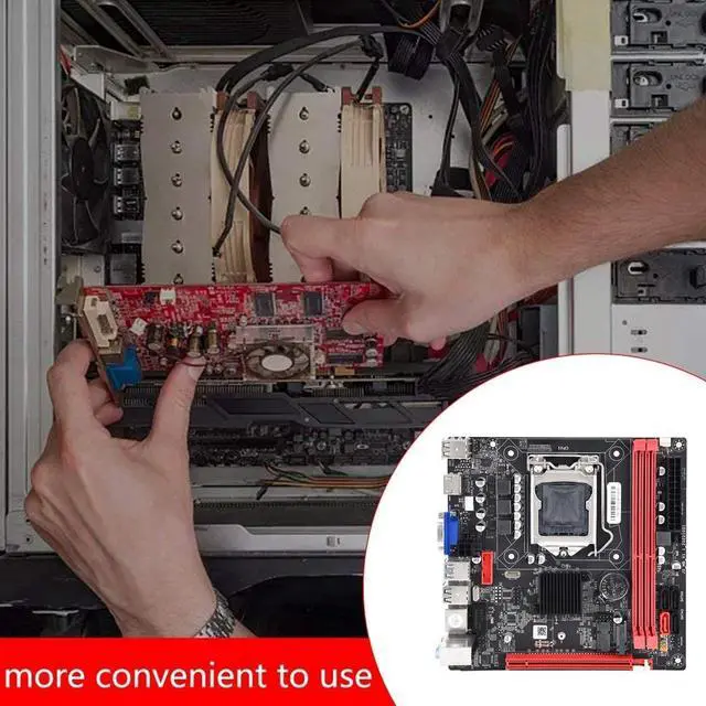 Alt view image 5 of 6 - B75A (B75) LGA1155 2XDDR3 Motherboard+I3 2120 CPU+Thermal Grease Kit Support NVME M.2+WIFI M.2 Interface USB3.0 SATA3.0