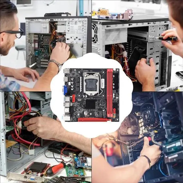 Alt view image 6 of 6 - B75 (B75A) LGA1155 Motherboard+I3 2120 CPU+SATA Cable Supports 2XDDR3 Slot NVME M.2+WIFI M.2 USB3.0 SATA3.0 Motherboard