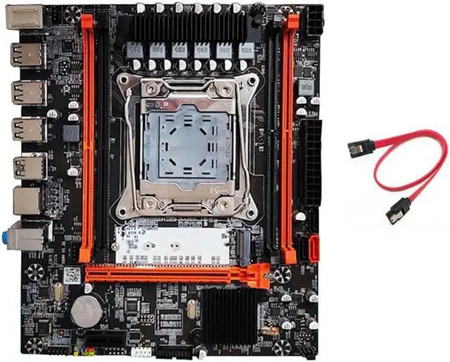Main image of X99H Desktop Motherboard B85 Chip LGA2011-V3 DDR3X4 ECC Server Memory Slot M.2 NVME PCI-E 3.0 X16 SATA3.0 +SATA Cable