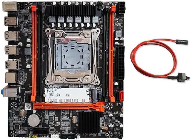 Main image of X99H Motherboard+Switch Cable Kit B85 Chip LGA2011-V3 DDR3X4 ECC Server Memory Slot M.2 NVME PCI-E 3.0 X16 SATA3.0