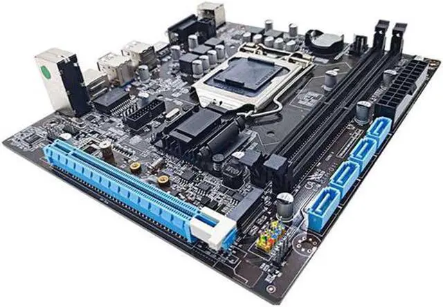 Alt view image 5 of 6 - H110 Desktop Computer Motherboard Supports LGA1151 6/7 Generation CPU Dual-Channel DDR4 Memory+G3900 CPU+Thermal Grease