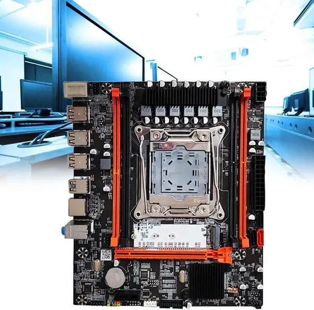 Alt view image 5 of 6 - X99H Desktop Motherboard B85 Chip LGA2011-V3 DDR3X4 ECC Server Memory Slot M.2 NVME PCI-E 3.0 X16 SATA3.0 for PC