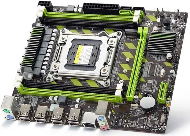 Alt view image 4 of 6 - X79 Motherboard+E5 2650 CPU+2X8GB DDR3 1600Mhz REG ECC RAM Memory Set LGA 2011 M.2 NVME Motherboard