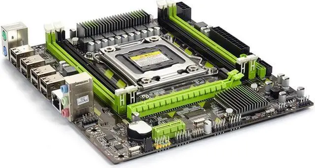 Alt view image 5 of 6 - X79 Motherboard+E5 2640 CPU+2X8GB DDR3 1600Mhz REG ECC RAM Memory Set LGA 2011 M.2 NVME Motherboard